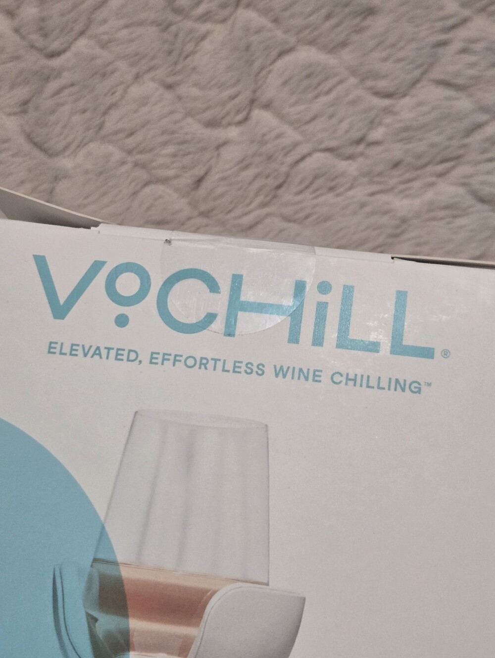 Vo Chill Stemmed Wine Glass Chiller Quartz - Picture 6 of 6